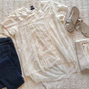 ❤️ EUC TORRID Sheer Top